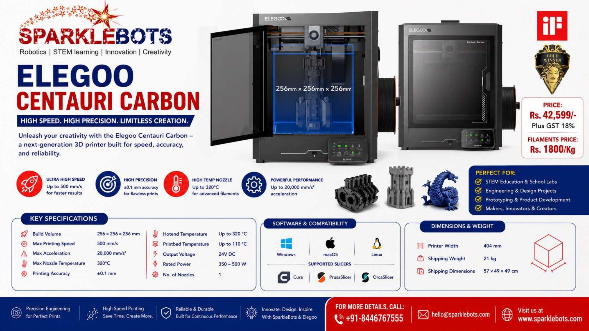 Elegoo Centauri Carbon 3D Printer